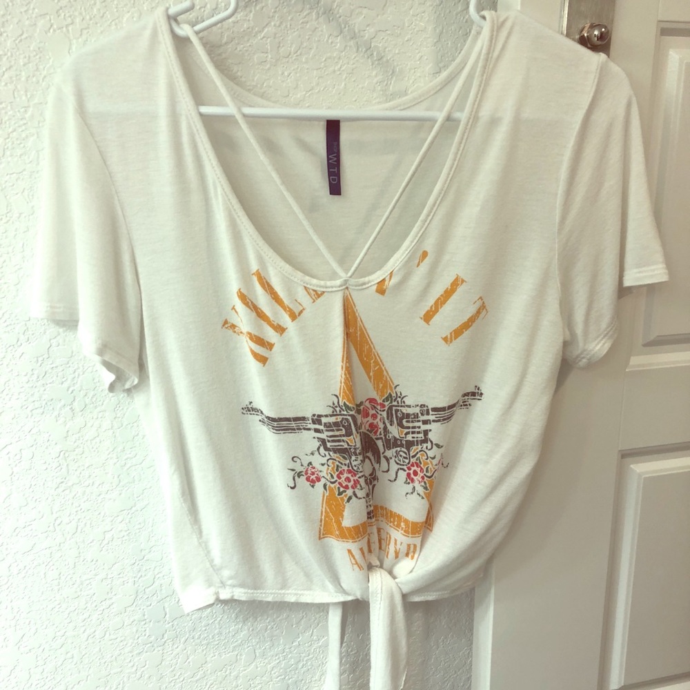 Tie front Crop top